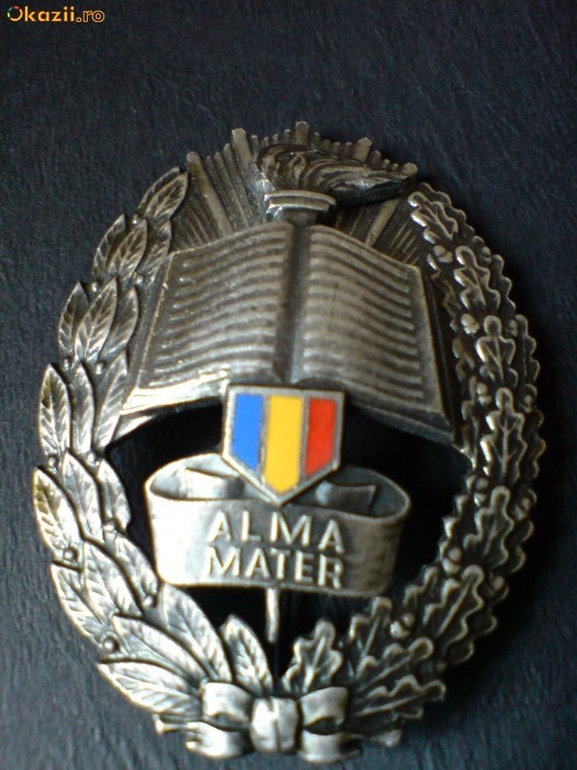 Insigna Alma Mater pentru colectie foto mare