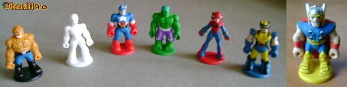 Figurine Marvel comics super heroes benzi desenate foto mare