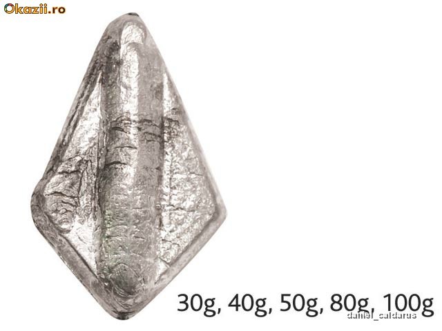 Trapez culisant pt. pescuit 80g/100g foto mare