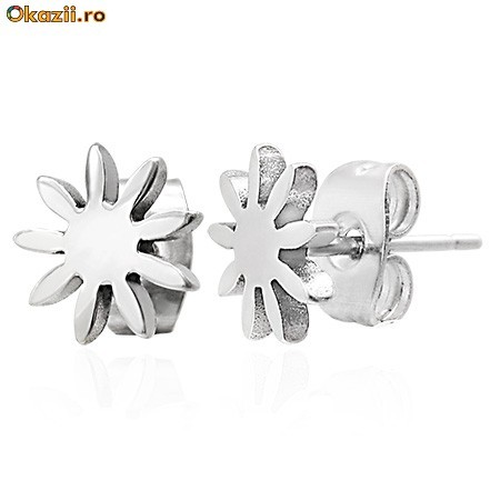 Cercei din inox 6 mm - soare - cod 112 foto mare