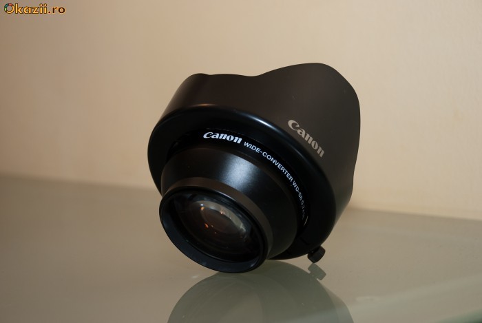 obiectiv wide Canon WD-58 similar Sony VCL-HG0758 foto mare