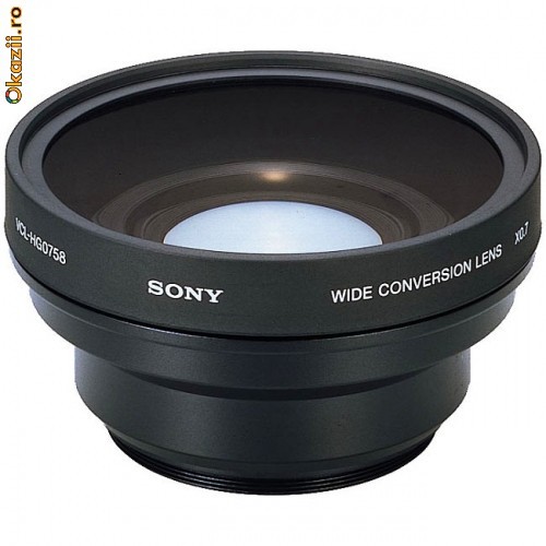 obiectiv wide Sony VCL-HG0758 pt Sony VX2100 stare impecabila foto mare