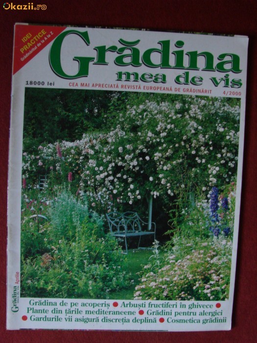 REVISTA GRADINA MEA DE VIS NR. 4/2000 foto mare