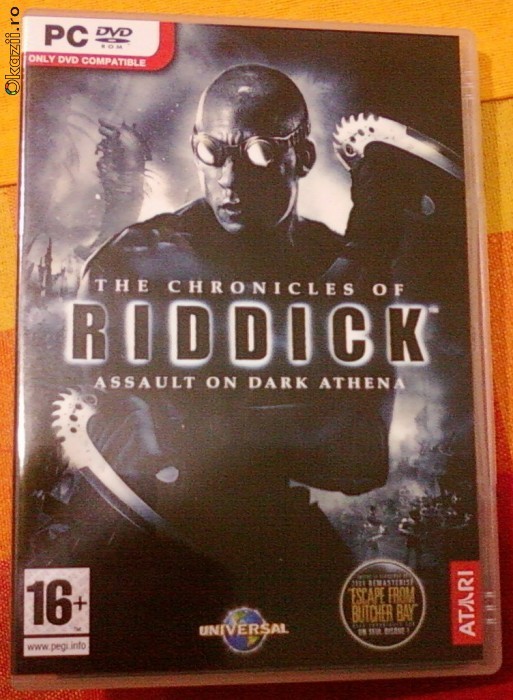 LL joc video PC DVD + 16 " The Cronicles of Riddik  " foto mare