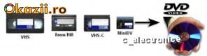 Transfer casete video VHS,miniDV,Hi8 pe  DVD foto mare