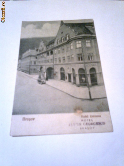 Carte Postala - Brasov ~ Hotel Coroana ~ foto mare