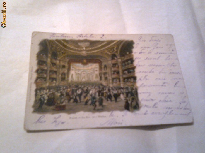 C.P.- Paris ~ Le bal de l'opera ~    Circulata 28 iun.1902 foto mare