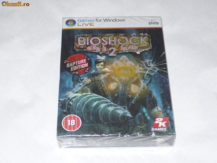 Joc PC Bioshock 2 Rapture Edition collector - art book inclus foto mare