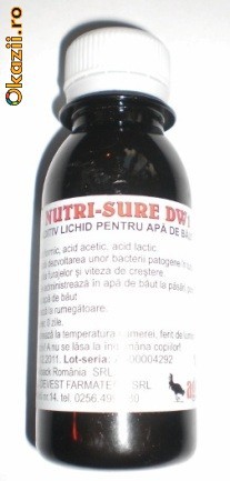 nutri-sure dw1  solutie de pus in apa pasarilor foto mare