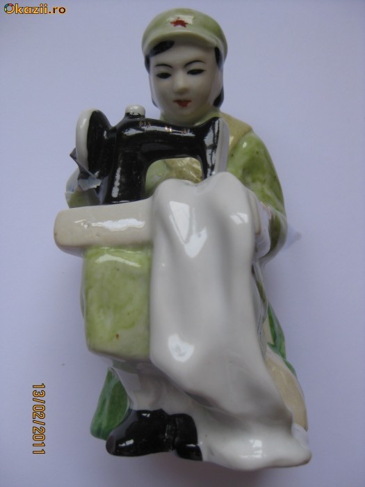 RARITATE!BIBELOU COLECTIE CHINEZESC DIN TIMPUL LUI MAO TSE TUNG foto mare