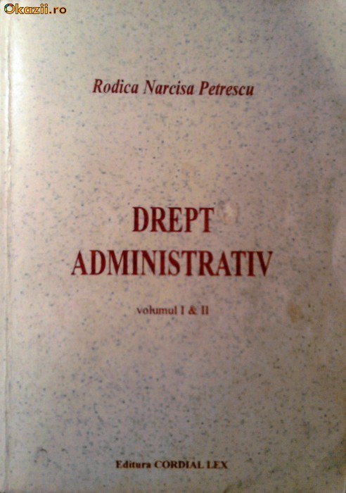 Petrescu, Drept administrativ foto mare