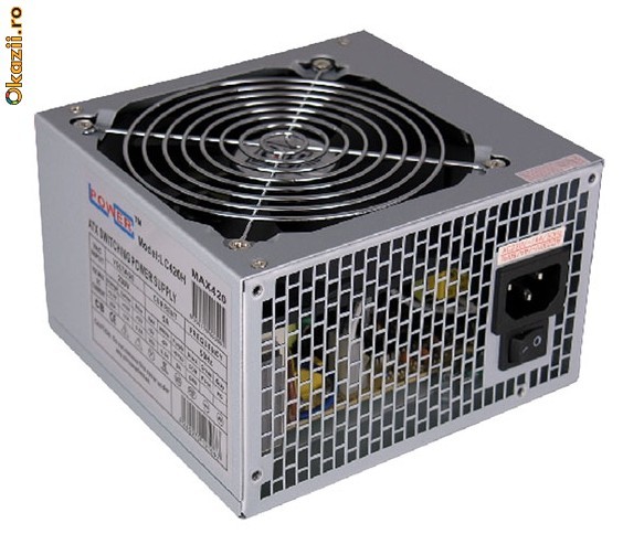 Sursa ATX LC-Power 420w. Noua, ventilator 12cm silentios foto mare