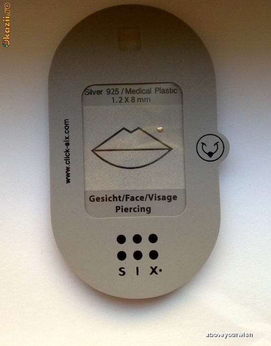 Piercing S i X - Livrare GRATUITA! foto mare