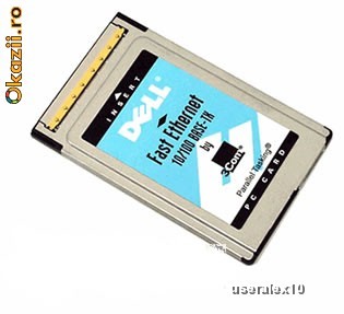 Dell 3Com Ethernet PCMCIA foto mare