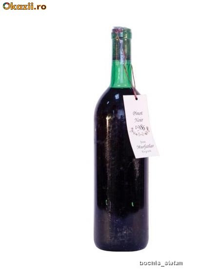 VIN VECHI Pinot Noir Murfatlar 1986 foto mare