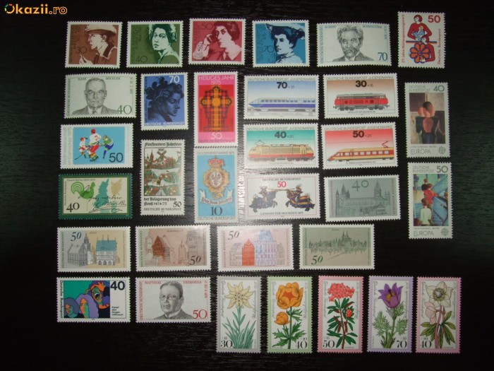 Germania Bund 1975 MNH/** An incomplet , Serii complete foto mare