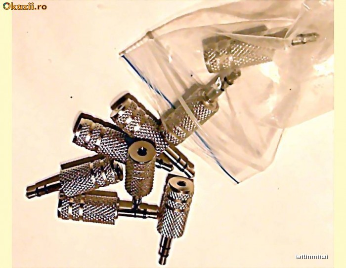 ADAPTOR METALIC JACK 3,5 to 2,5 MARE MICA TATA MAMA foto mare