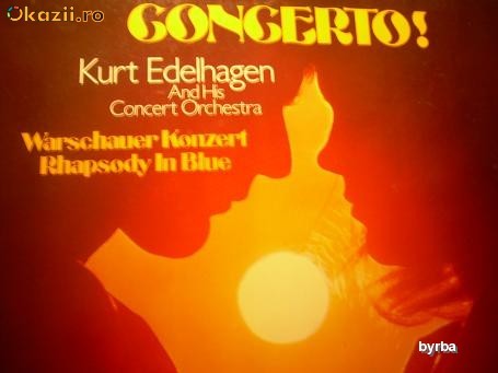 Disc Vinyl -Concerto! Kurt Edelhagen And His Concert Orchestra foto mare
