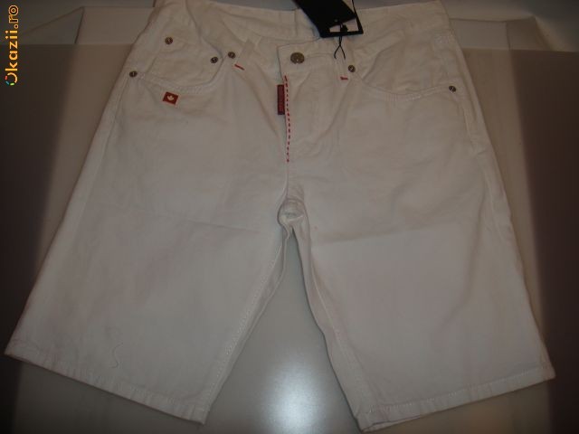PANTALONI  SCURTI  DSQUARED  WHITE (for man) foto mare