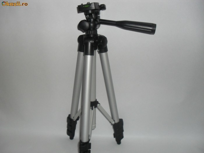 TREPIED FOTO-VIDEO 110 cm DIN ALUMINIU CU HUSA SUPER PRET foto mare