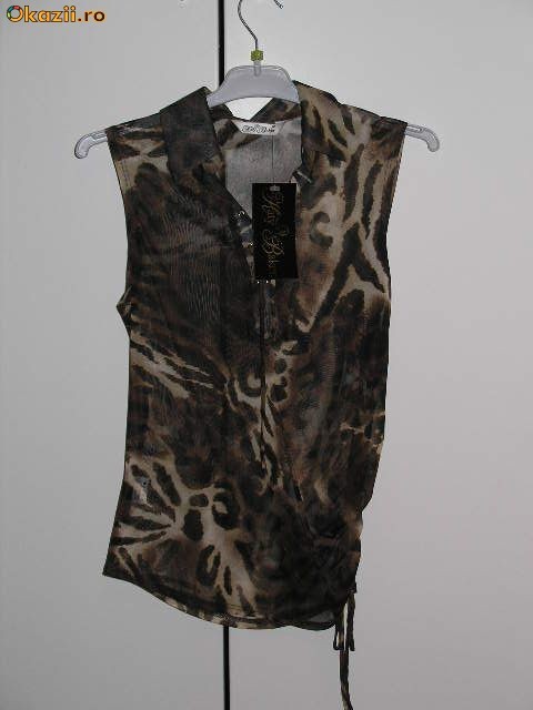 Bluza dama animal print 12uk (40-42) foto mare