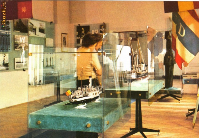 Ilustrata - Constanta, Muzeul Marinei, interior foto mare