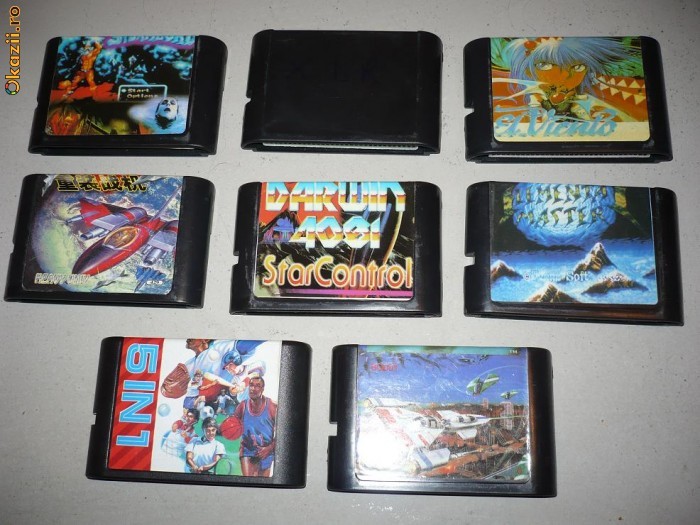 Casete Sega Mega Drive foto mare