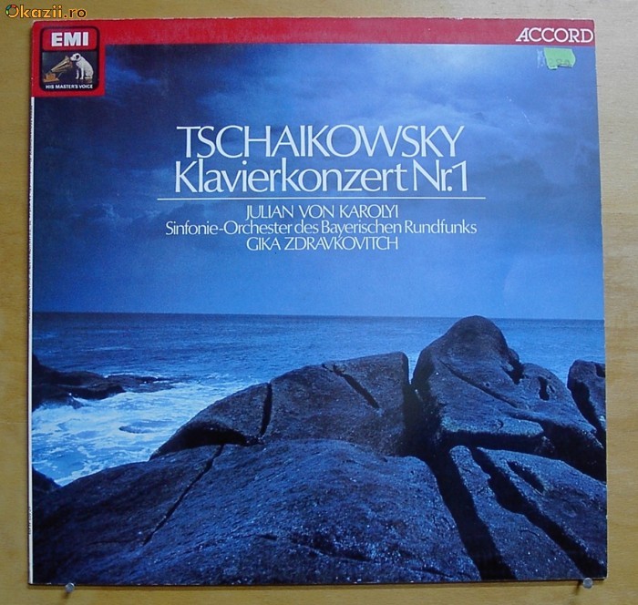 Disc Vinil LP:  Piotr Ceaikovski - Concert pentru pian nr.1 foto mare