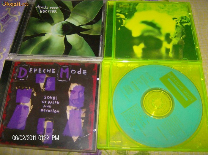 4 cd-uri DEPECHE MODE foto mare