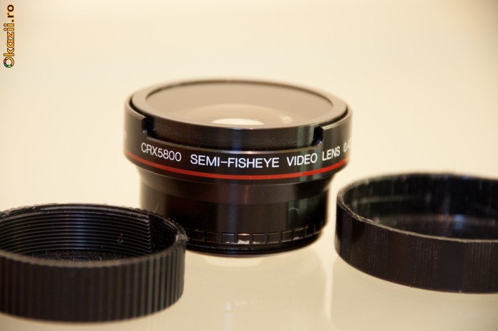 Obiectiv SEMI- FISHEYE montura 37mm CRX5800 foto mare