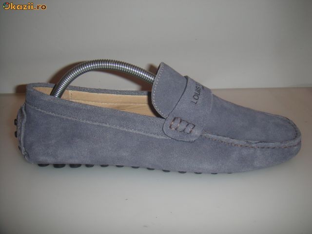MOCASINI    LOUIS  VUITTON  GREY DIN PIELE CAMOSCIO foto mare