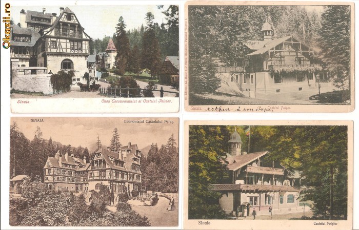 Sinaia-Castelul Foisor si Economatul, lot 4 vederi foto mare