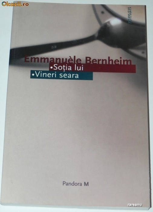 EMMANUELE BERNHEIM - SOTIA LUI. VINERI SEARA foto mare