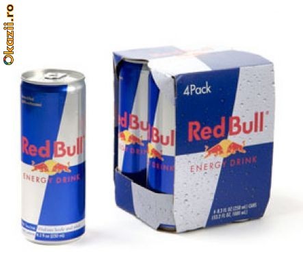 Vand Red Bull 250 mll foto mare