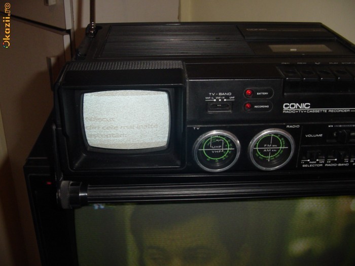 RADIO TV  CASSETTE RECORDER- CONIC 3 IN 1 foto mare