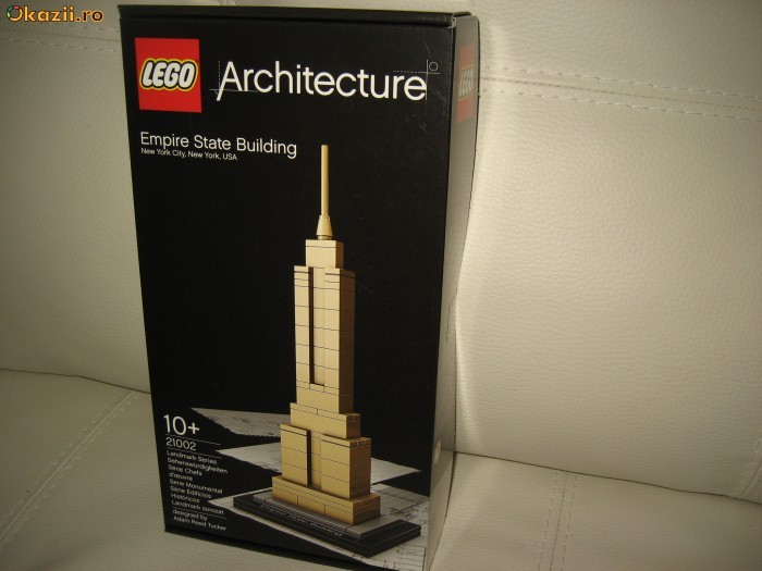 lego architecture  empire state building  model 21002  sigilat foto mare