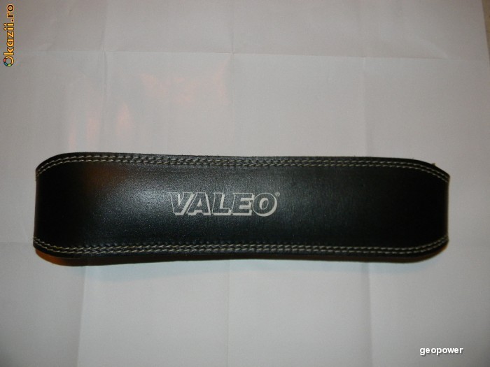 Ap. NOUA: Centura de piele, lombara, pt greutati / bodybuilding / culturism / forta - firma producatoare VALEO foto mare