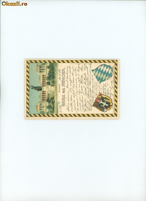 LITHO-GERMANIA-BAVARIA-1902 foto mare