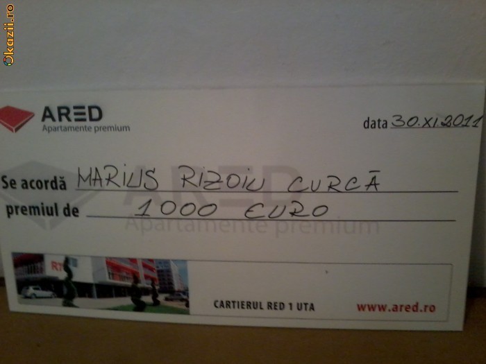 Voucher REDUCERE 1000 Euro Cumparare Apartament/Casa foto mare
