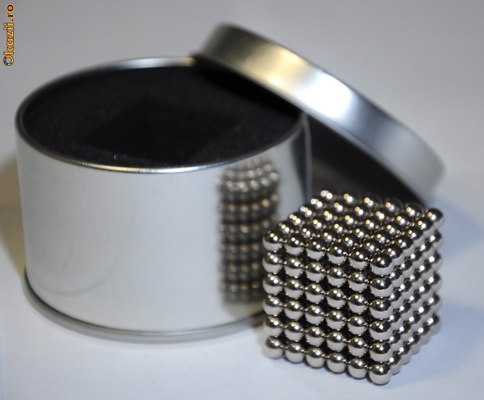 NeoCube 216 magneti puternici din Neodynium foto mare