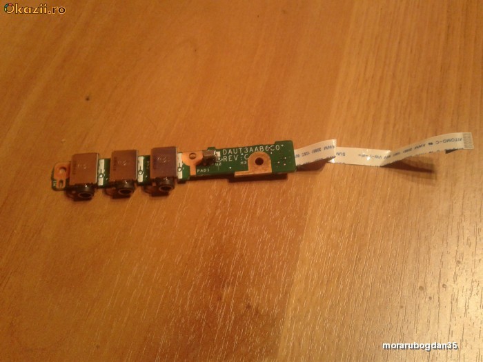 Port Audio ( mufe jack ) HP DV6 DV7 ( 32UT3AB0030 ) + Banda foto mare