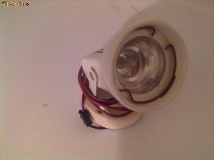 Lampa cu suport, intrerupator si bec halogen 12v foto mare