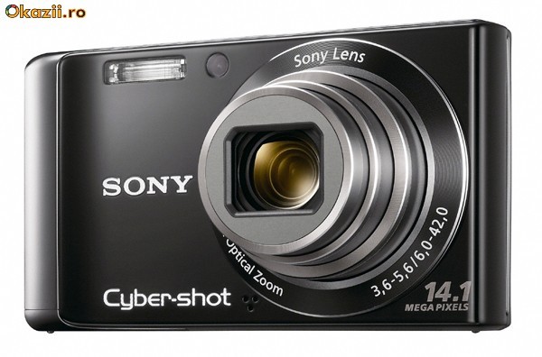 SONY DSC-W330, garantie 12 luni , accesorii complete, card 2 gb, cutie foto mare