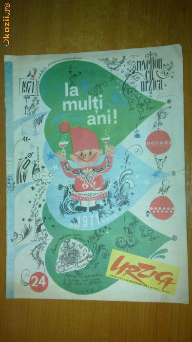 revista urzica 31 decembrie 1970 (nr. de anul nou ) foto mare