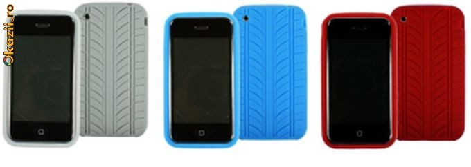 DESIGN DEOSEBIT - Husa din silicon, diferite culori, compatibila cu Apple iPhone 3G si 3GS foto mare
