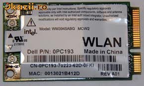 1006 vand Intel PRO Wireless 3945ABG Mini PCI Express Dell 0PC193 WLAN foto mare
