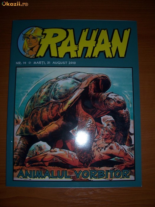 RAHAN , ANIMALUL VORBITOR NR 14 , ESTE NOU NOUT . foto mare