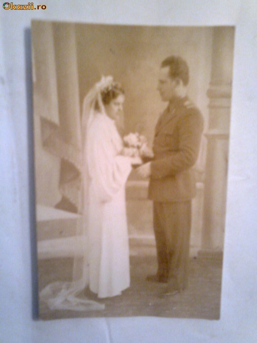 Fotografie tineri casatoriti, Dimensiuni 24 x 9cm, HOTIN foto mare
