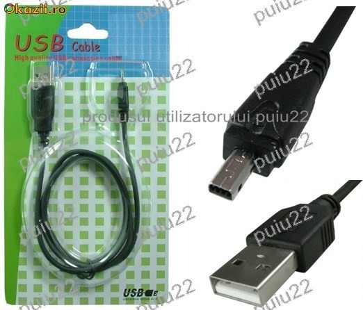 Cablu de date, USB A, tata,cablu Nokia N5000,cablu transfer date-8152 foto mare