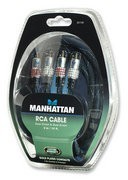 Cablu audio RCA Manhattan 361194 foto mare